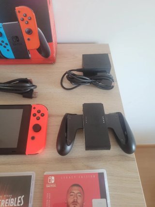 Nintendo Switch como NUEVA + Juegos y Accesorios