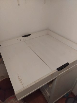 Cómoda y cambiador bebé madera