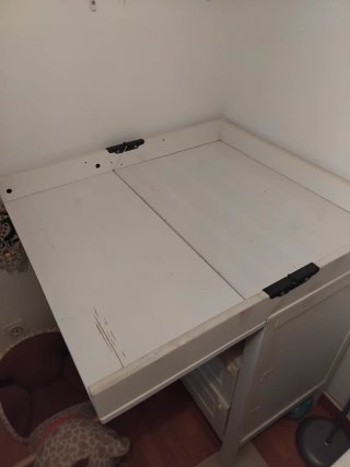 Cómoda y cambiador bebé madera