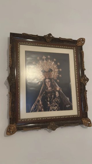 Marco y Foto Virgen de la Salud