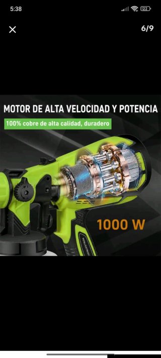 Pistola de Pintura Eléctrica