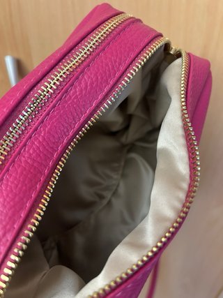 Bolso piel fucsia nuevo