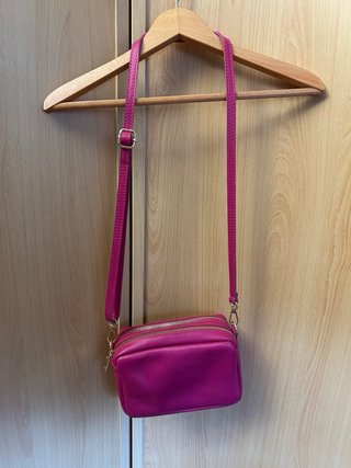 Bolso piel fucsia nuevo