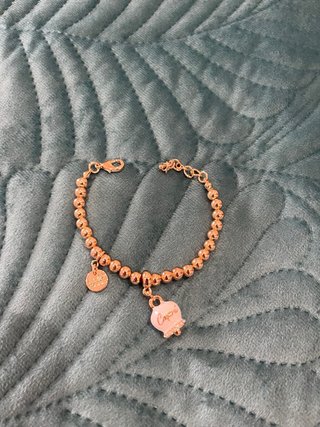 Bracciale Amo Capri oro e bianco con charms