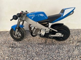 Mini moto Polini 910 Carena azul