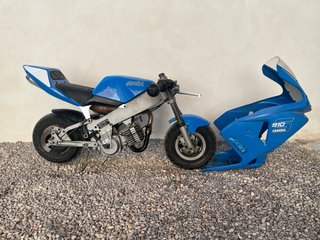 Mini moto Polini 910 Carena azul