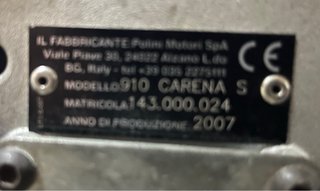 Mini moto Polini 910 Carena azul