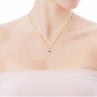 Colgante Tous Oro 18kt Topacio Blanco