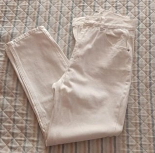 Pantalón vaquero blanco