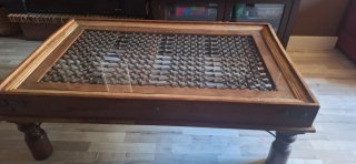 Mesa de centro madera maciza