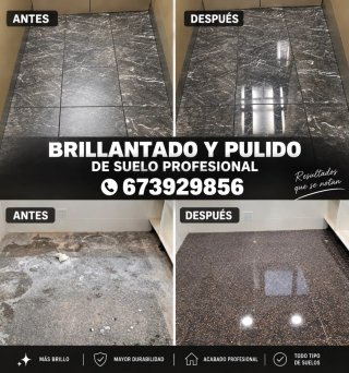 Pulido y abrillantado de suelos