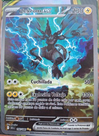 Carta Pokémon Zekrom EX 166/086