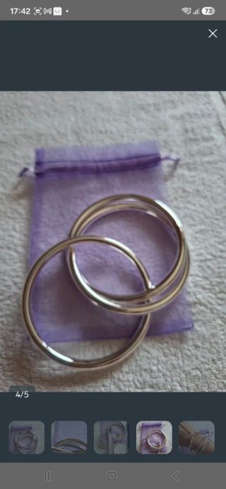 Pulsera 3 aros entrelazados nueva
