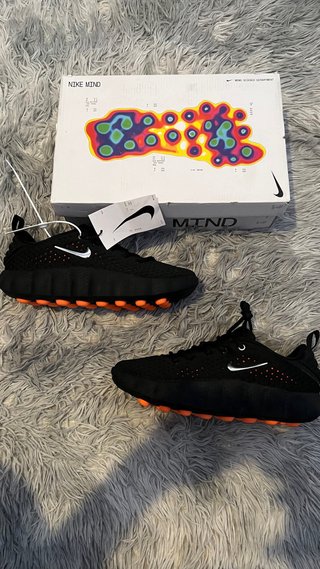Nike Mind 002 Zapatillas Negras Naranja
