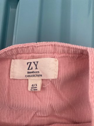 Vestido bebé menina ZY rosa