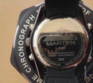 Reloj Deportivo Martyn Line Verde y Plateado