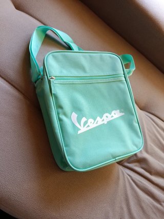 Bandolera Vespa color verde azulado