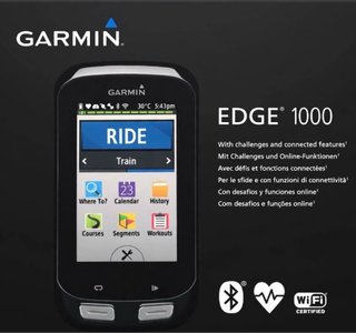 Garmin Edge 1000 GPS Ciclismo