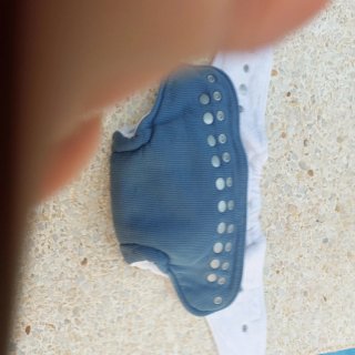 Pañal de tela azul