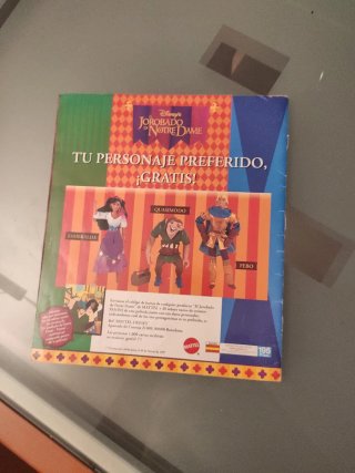 Album Cromos Disney El Jorobado de Notre Dame Pani