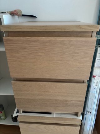 2 comodini MALM IKEA