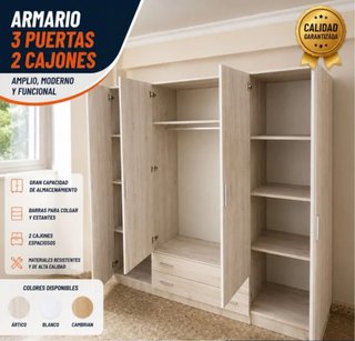 Armario 4 puertas 3, y 2