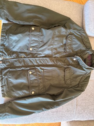 Chaqueta Massimo Dutti verde militar
