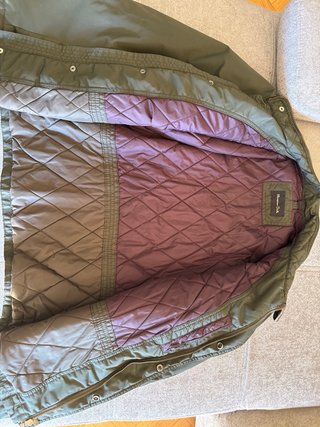 Chaqueta Massimo Dutti verde militar