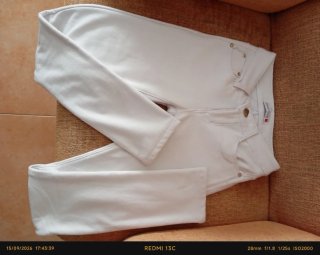 Pantalón elástico blanco Obiettivo Térmico