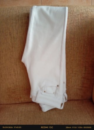 Pantalón elástico blanco Obiettivo Térmico
