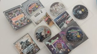Lote 5 Juegos PS3: ModNation, WRC2, Shift 2, Ghost