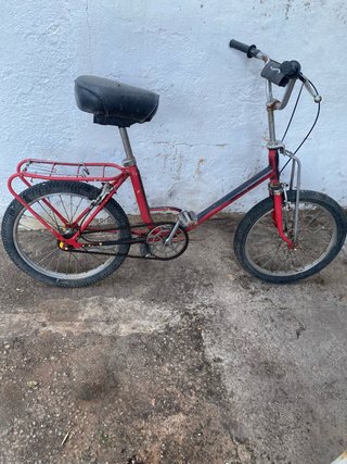 Bicicleta Motoreta Roja