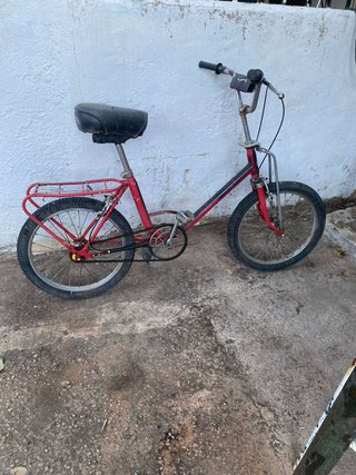 Bicicleta Motoreta Roja