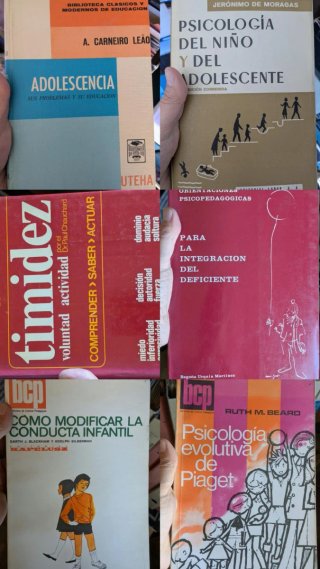 Lote libros psicología educativa años 60/70 #2