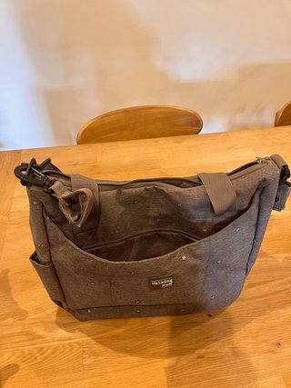 Bolsa Walking Mum gris estrellas