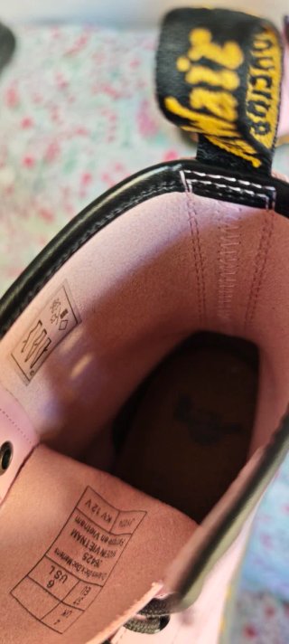 Stivali Dr. Martens 1940 Rosa in Vernice