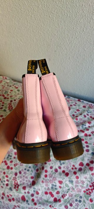Stivali Dr. Martens 1940 Rosa in Vernice