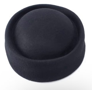 Gorro rígido imitación lana negro