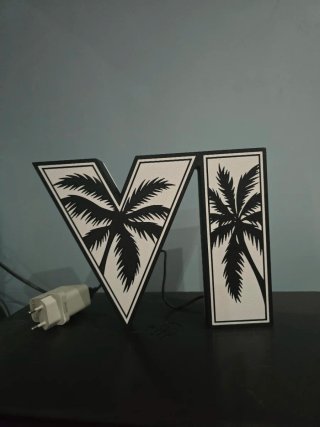Lampada LED GTA VI - Lightbox Gaming