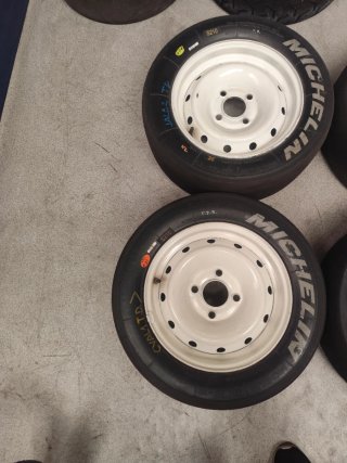 Slicks Michelin+llantas 205 Rallye