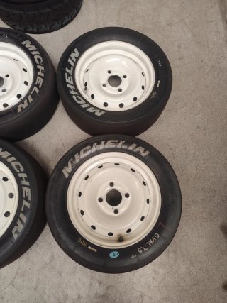 Slicks Michelin+llantas 205 Rallye