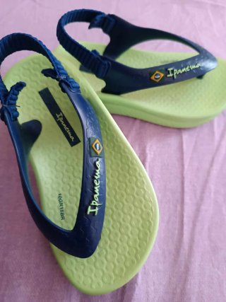 Infradito Ipanema bimbo verde/blu mis 21
