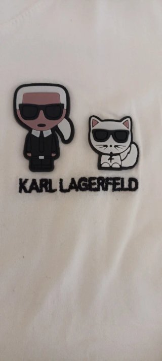Camiseta Karl Lagerfeld Blanca Talla M