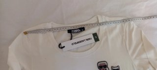 Camiseta Karl Lagerfeld Blanca Talla M