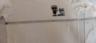 Camiseta Karl Lagerfeld Blanca Talla M