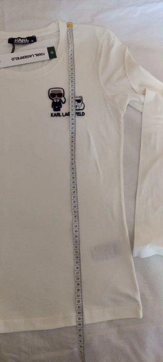 Camiseta Karl Lagerfeld Blanca Talla M