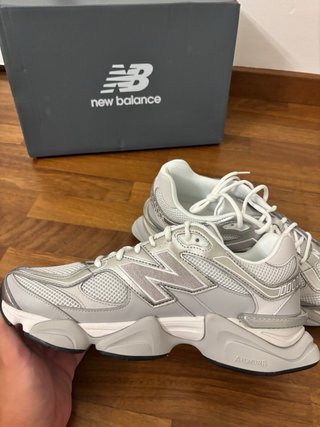 New Balance 9060 Tg. 46,5 Argento/Bianco