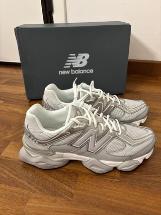 New Balance 9060 Tg. 46,5 Argento/Bianco