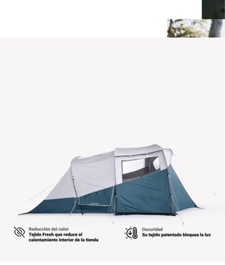 Tienda campaña familiar 5 personas