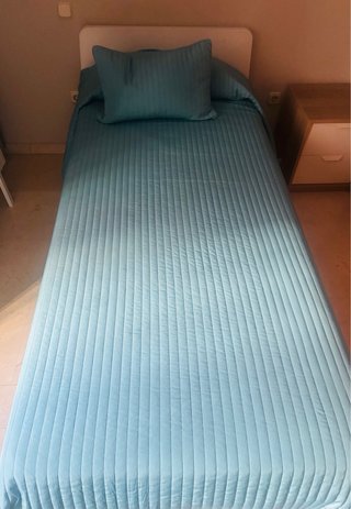 Estructura de Cama 90x200cm somier y colchon